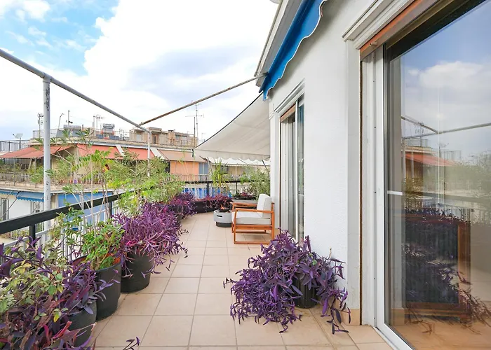 Central Pagrati Apartment With Park View Balcony - Opp Pangrati Grove
